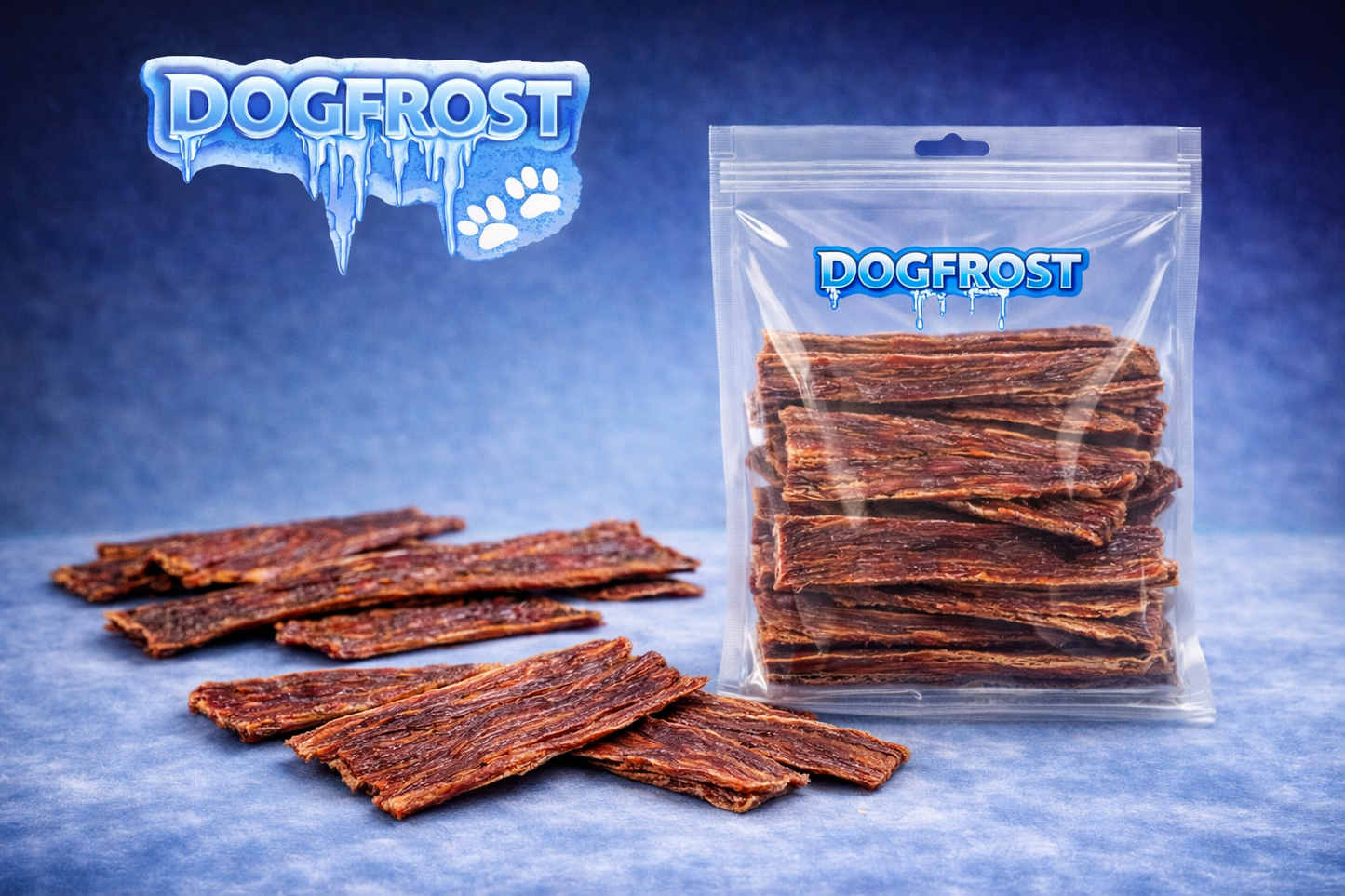 Dörrfleisch für Hunde 500g – 100% luftgetrocknetes Rind | Premium Naturkauartikel | Ohne Zusatzstoffe