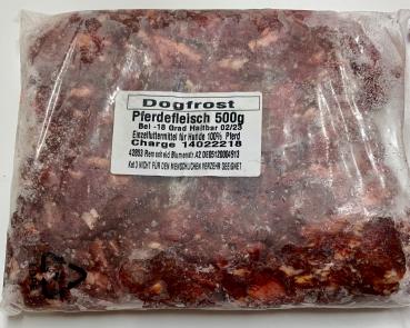 Muskelfleisch vom Pferd 500g